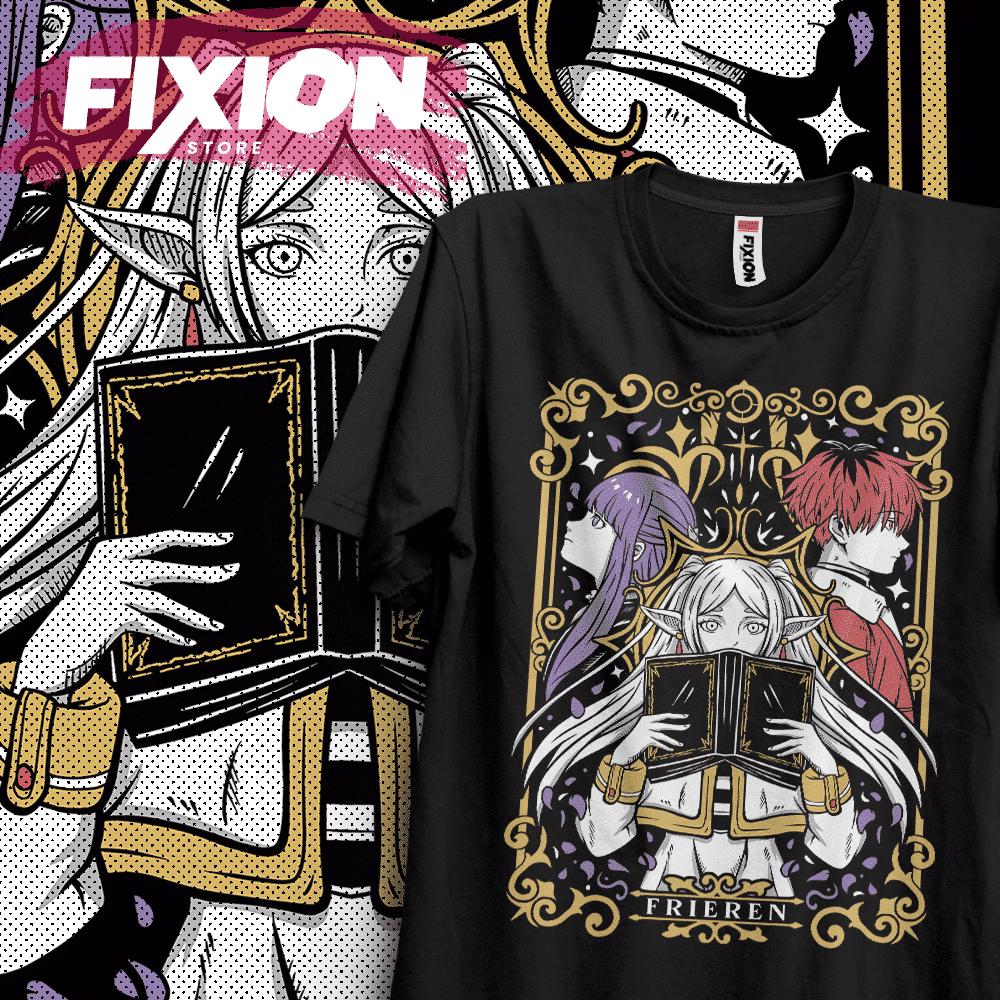 Frieren DAnime T-shirt Manga Gåva För Animeälskare Alla Storlekar Bomull