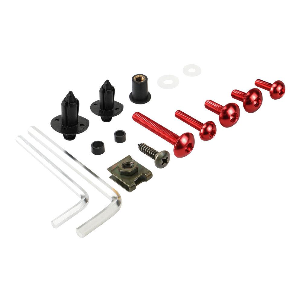 190PCS Motorcycle Windscreen Fairing Bolts Fastener Clip Screws Kit For SUZUKI GSXR 600 750 1000 K1 K2 K3 K4 K5 K6 K7 K8 K9 K10