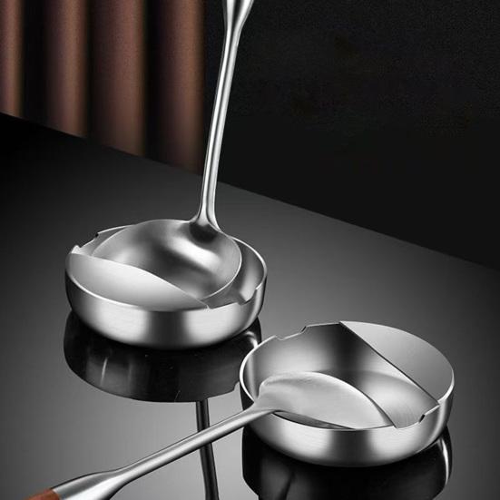 Stainless Steel Spoon Rest Space-Saving Kitchen Utensil Holder with Anti-Drip Design Rust-Resistant 304 Stainless Steel Spoon Rack for Spoons Tongs