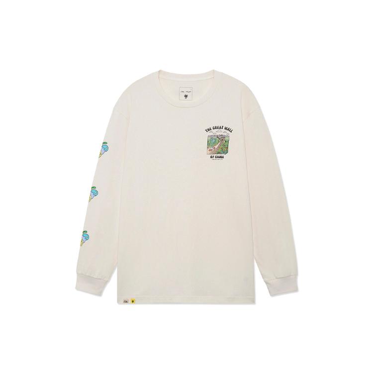Мужская футболка для скейтборда Li Ning Белая AHSRC15-3 M