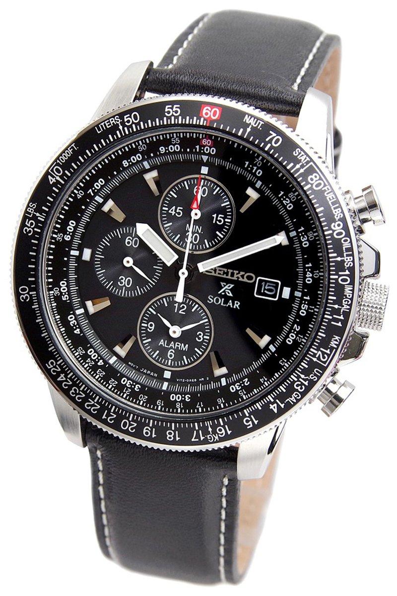 

Годинник SEIKO PROSPEX Flight Master Pilot Chronograph 100m водонепроникний SSC009P3 для чоловіків [зворотний імпорт]