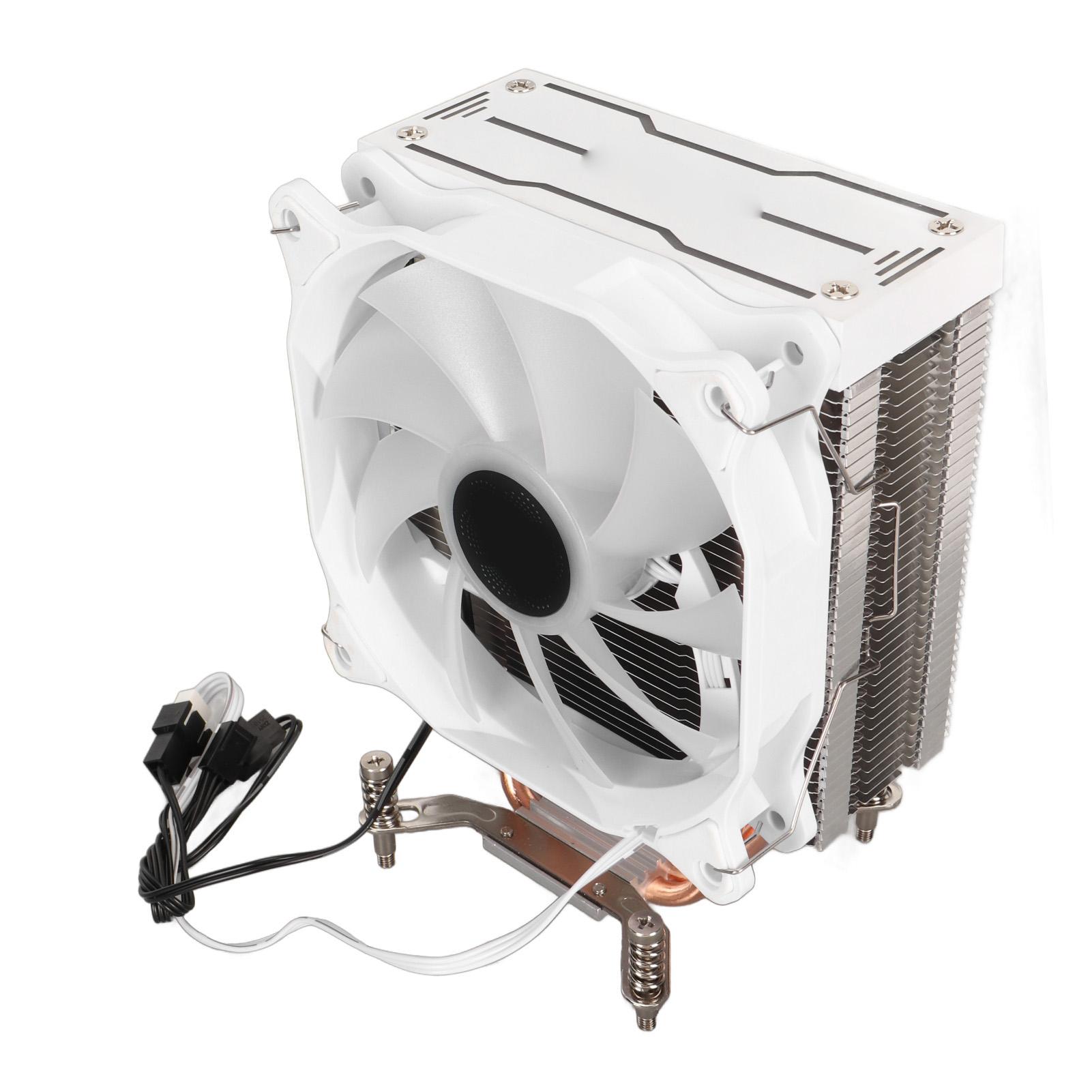 

ARGB процессорный воздушный кулер 4 медные тепловые трубки один вентилятор гидравлический 120 мм процессорные вентиляторы охлаждения ПК для 2011 B