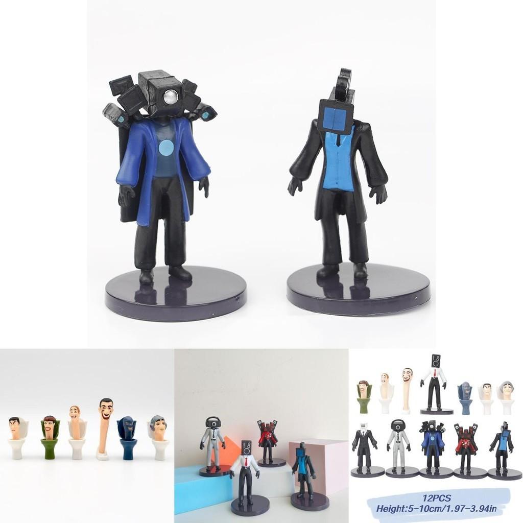 Skibidi Toilet Toy Figures Premium Material 12 Distinct Characters Lifelike And Perfect For Collecting Characters)