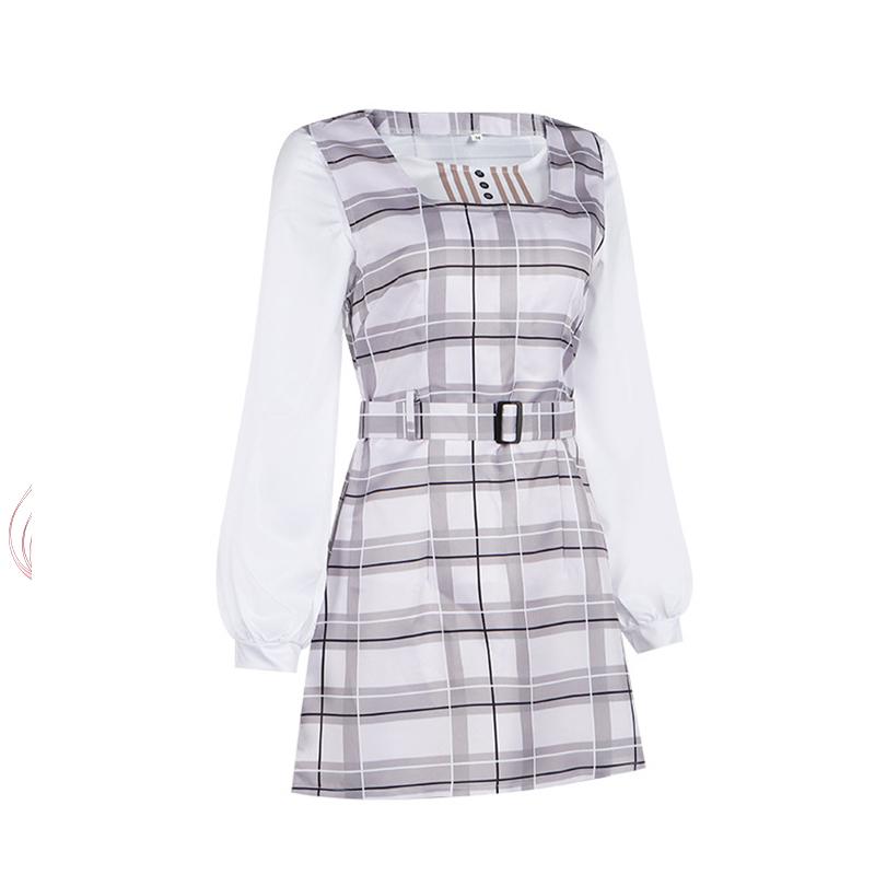 Bang Dream! Ave Mujica Anon Chihaya Cosplay Costume Anime Plaid Women Dress Halloween Jk Uniform
