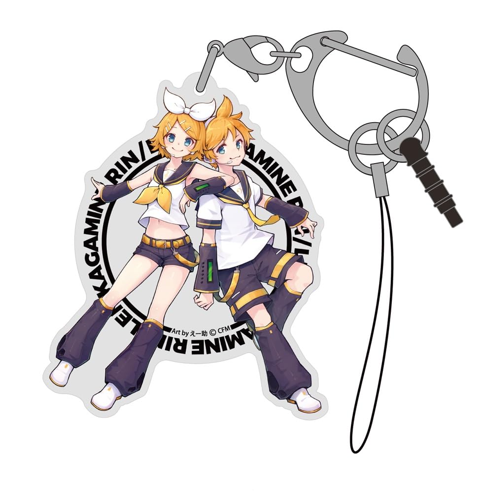 COSPA Акриловый брелок-эсуке Кагамине Рин Лен [Официальный] и Мульти-брелок Вер.