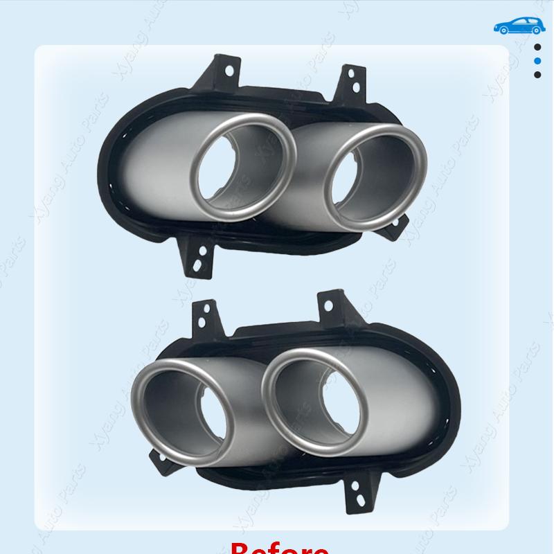For Geely Coolray 2024-2025 Tail Throat Rear Bumper Exhaust Pipe