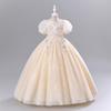 Dívčí roční dětské šaty Princezna Svatební šaty Květinová Show Performance Party Dress