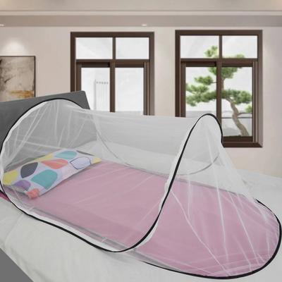 Pop-Up-Moskitonetz-Zeltbett, tragbares, faltbares Fliegennetzzelt, leichtes, maximale Belüftung, geräumige Netzzelte für den Innen- und Außenbereich, Camping und Reisen