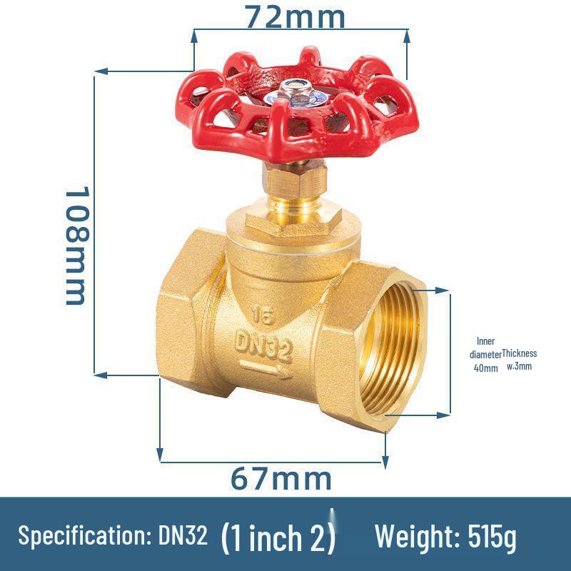 All-copper High-temperature Stop Valve for DN15 To 2-inch Pipes, Compatible with Steam, Air Conditioning, and Water Systems.