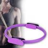 Women Pilates Ring with Non-slip Grip Handles Leg Toning Inner Thigh Pelvic Floor Exercise Yoga Circle Home Gym Fitness Equipment