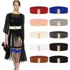 Hot Girl Belt Elegant Wide Waist Belt for Jeans Dresse Club Bar Woven Belt