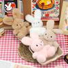 Adorable Long-Eared Rabbit Plush Keychain Ornament