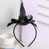 Halloween Devil & Spiderweb Headband with Bat Clip - Ghost Festival Party Costume Accessory