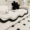 Household Irregular Shaped Sofa Cushion Four Seasons Universal Bedside Blanket Light Luxury Modern Simple Straight Row Sofa Cover Towel