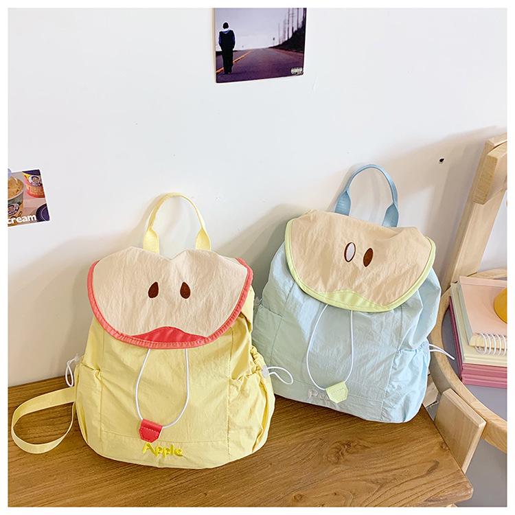 New Women's Cute Macaron Color Small Backpack - Fresh Schoolbag & Casual Student Bookbag