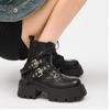 Platform Martin Boots Women's Spring and Autumn 2025 New Thick Heel British Punk Locomotive Boots Small Height-increasing Short Boots Summer