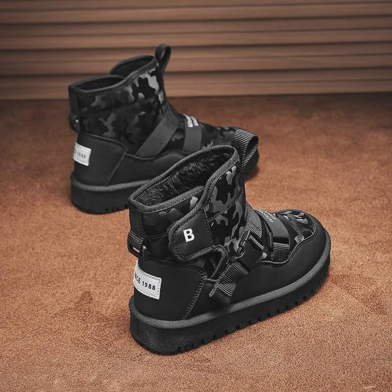 2023 Zimní Vodotěsné Dětské Sněhule - Unisex Peří Bavlna, Silné a Teplé