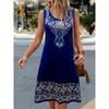 Fashion Sleeveless 3D Printed Women Mini Dresses Summer O-Neck Street Female Loose Dress Casual Dress Y2k Ladies