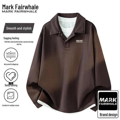 Men's Casual Long-Sleeve Lapel Sweatshirt
