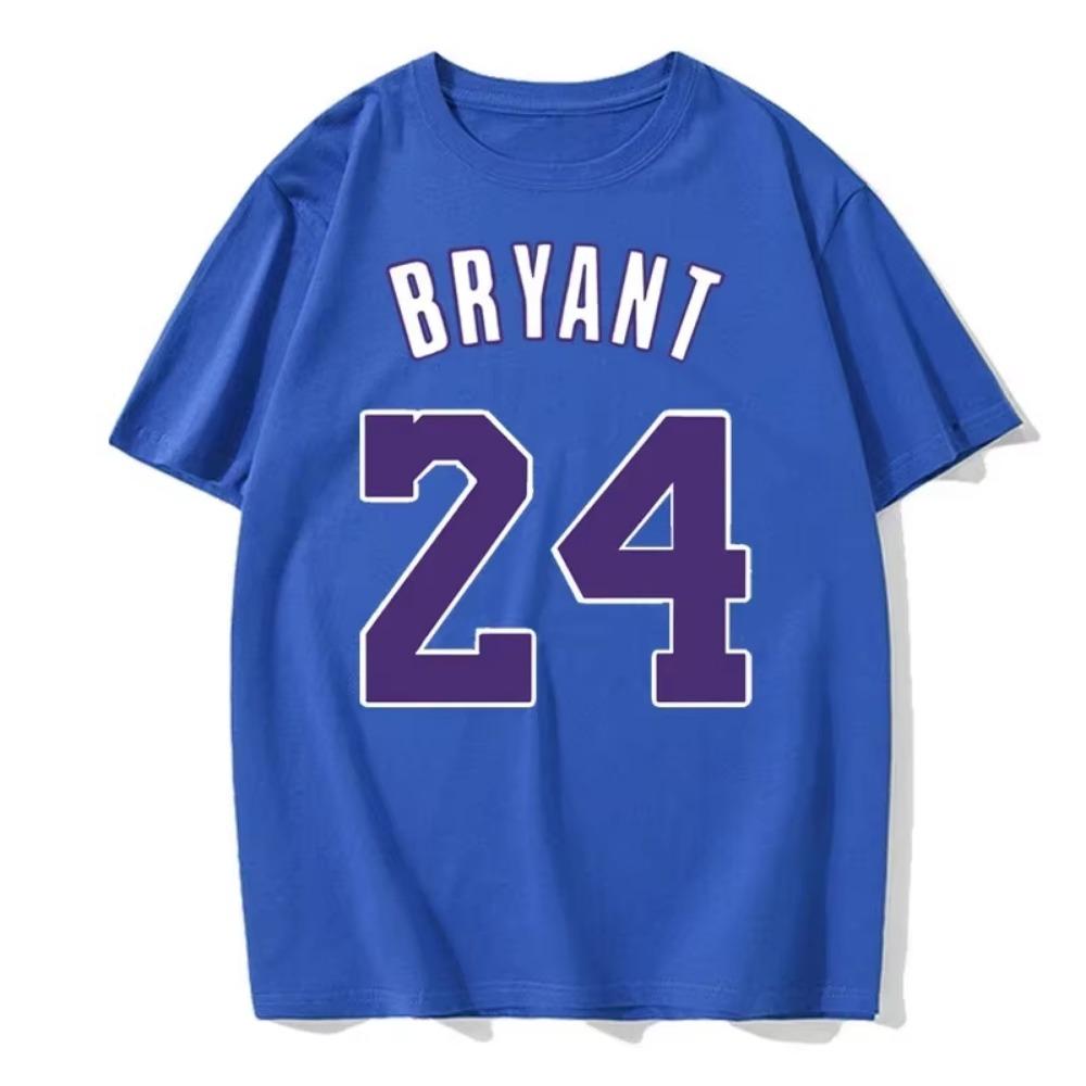 Summer New Men's Casual Digital 24 Printing Fashion Street Style Round Neck T-shirt Men's Top