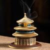 Creative Copper Incense Burners New Chinese Temple Of Heaven Home Indoor Living Room Bedroom Buddhist Hall Decoration Censer 1Pc