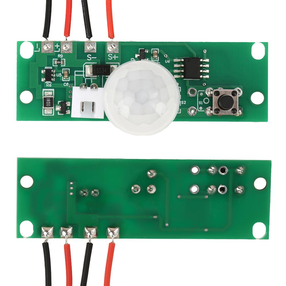 3.7V DIY Solar Light Circuit Board Control Sensor Module Infrared Human Body Induction Solar Light Lamp Control Switch Module