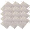 Beige Small Drawstring Bags Jewelry Pouch for Storage 60Pcs