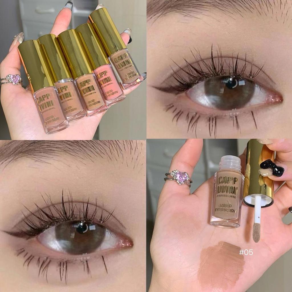 Cappuvini Temperament Mist Liquid Matte Eyeshadow - High Value, Long-Lasting, Single Shade, Cowboy Finish