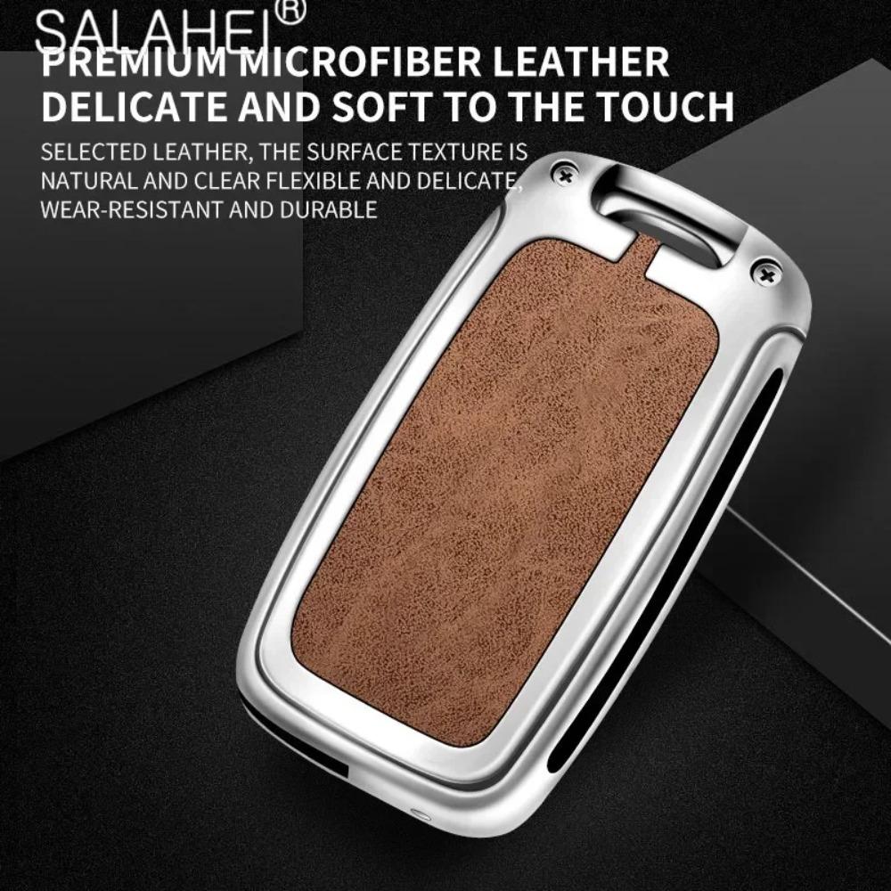 Liga de zinco capa chave do carro caso titular escudo para vw volkswagen polo tiguan passat b5 b6 b7 golf 4 5 6 mk6 jetta lavida acessórios