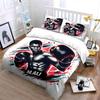 Boxing Champion Art Illustration Bedding Set for Kids Luxury Gift 3pcs Digital Print Comforter Set Soft Comfortable Breathable
