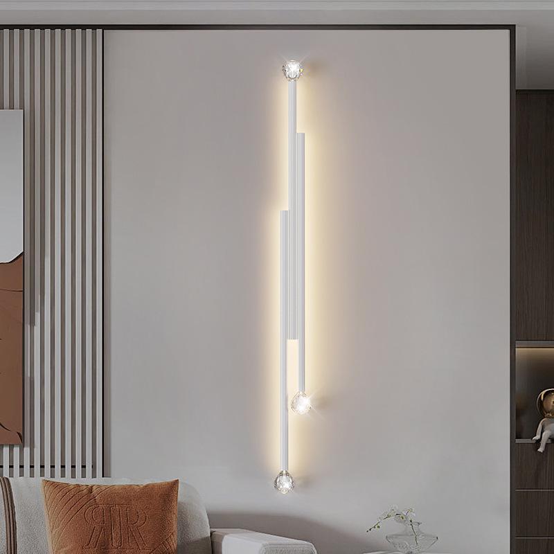 Nordic LED Wall Lamp for Study, Bedside, Luxury Hallway, Living Room, or TV Background.