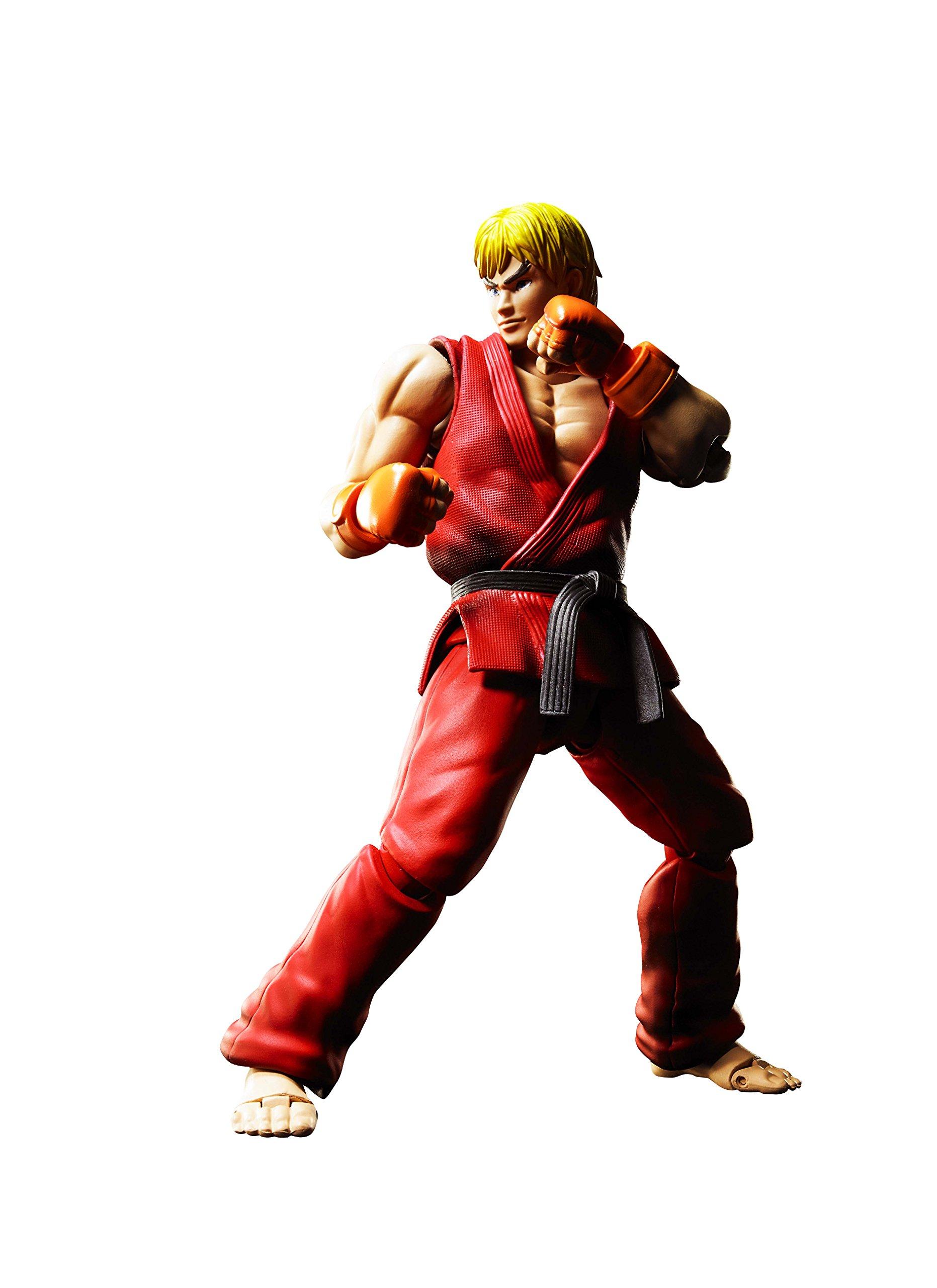 

S.H.Figuarts Street Fighter Кен Мастерс, примерно 145 мм, окрашенная экшн-фигурка из АБС-пластика и ПВХ