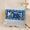 Classic Logo KKITH Cushion Cover Short Plush Doublesided Print Square Throw Pillow Covers Sofa Home Cushion Decor