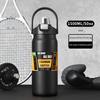 New 304 Stainless Steel Double Lid Portable Thermos with Large Belly Cup Outdoor Sports Water Kettle and Large Capacity Space Ke