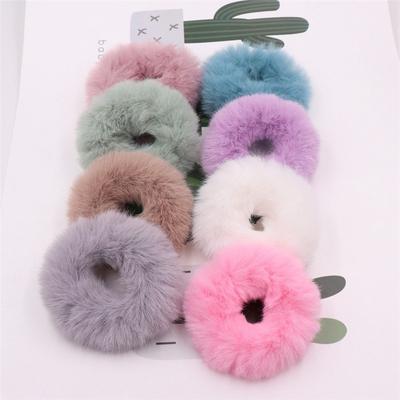 Elegant Solid Color Hair Bands Plush Hair Accessories Hair Accessories