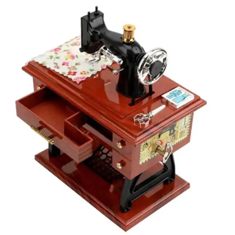 Vintage Sewing Machine Music Box, Bedroom, Living Room Decorations, Model Sewing Machines, Holiday Gifts, Home Decoration