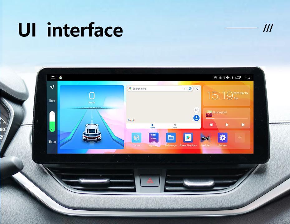 Toyota Corolla Android Navigation with CarPlay - Large Screen Stand-Up Display