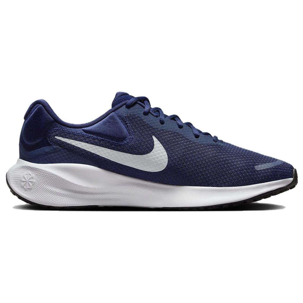 Nike Revolution 7 Men Midnight Navy Black White Pure Platinum FB2207-400
