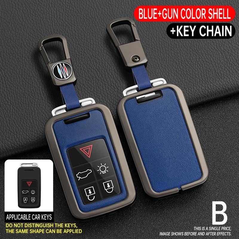 Husă Cheie Mașină Pentru Volvo XC60 V60 S60 XC70 V40 Suport Chei Piele Carcasă Protector Cheie Accesorii de Protecție Breloc