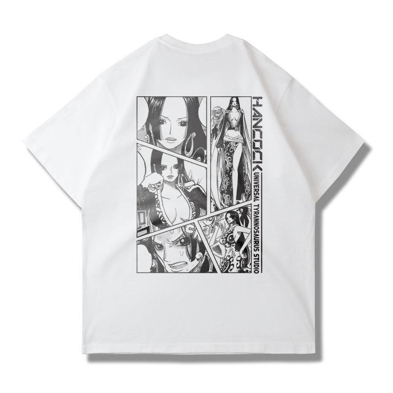 One Piece Grafisch T-shirt Luffy ACE Anime Tee Heren 2026 Zomer Mode Oversized Straat Casual Y2K Tops Streetwear Kleding