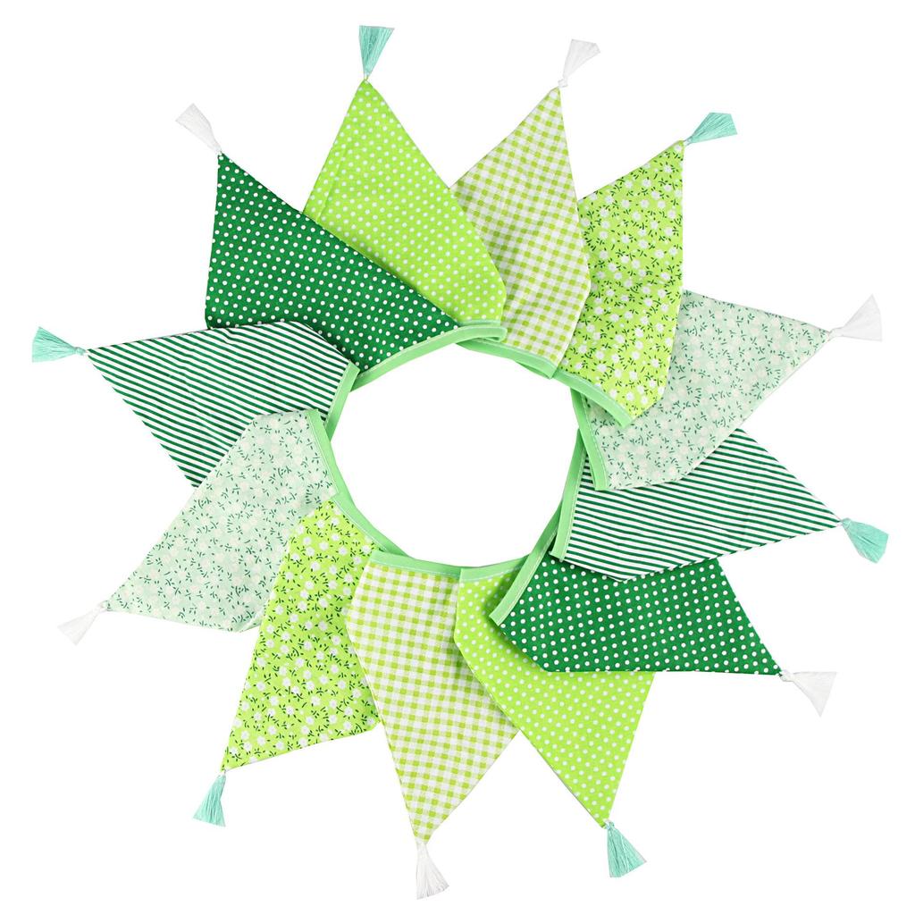 Nordic Cotton Tassel Triangle Bunting for Weddings, Photos, and Kindergartens