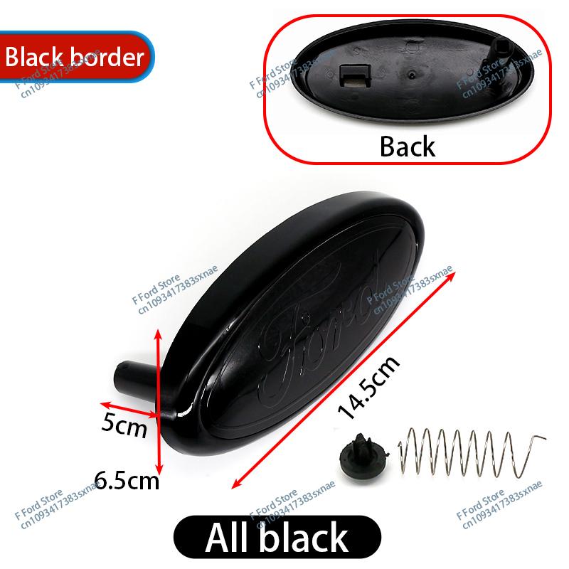 

Car Sticker 1pc 3D Ford 14.7cm Black ABS Car Front logo Front Grill Rear Bumper Tail Door Trunk Sticker Emblem Sticker Styling A 1pc 14.7x 6.2cm