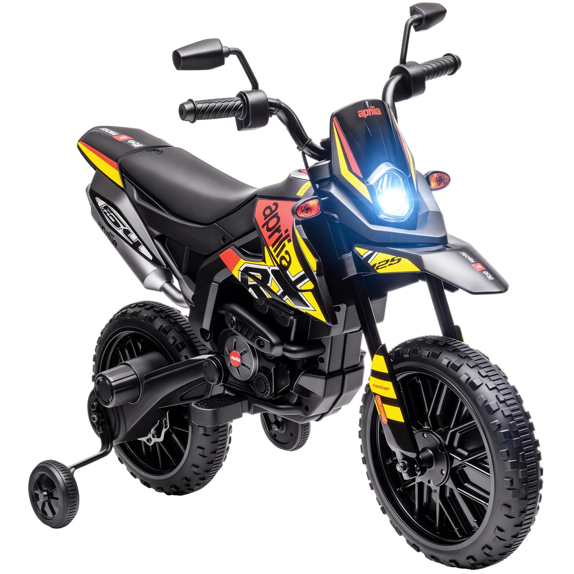 12V Kids` Motorcycle with Training Wheels