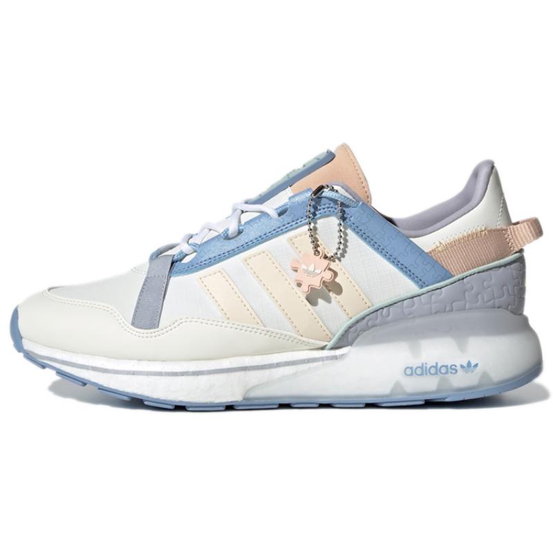 Adidas Originals Zx 2k Boost Pure Running Shoes White/Gray Sneakers GZ3415