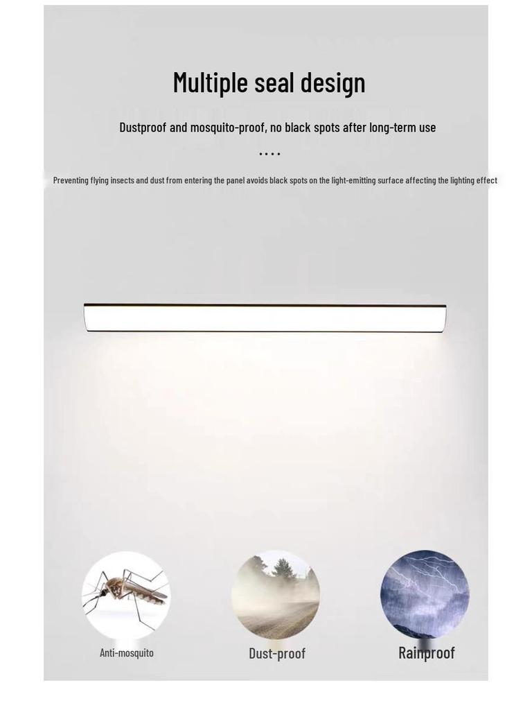 Waterproof LED Outdoor Wall Light for Balcony, Terrace, or Entrance 