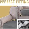 H.VERSAILTEX Stretch sectional Couch Cushion Covers Replacement Sofa living room Cushion Covers Suede Soft Seat Cover Elastic Furniture Protector for
