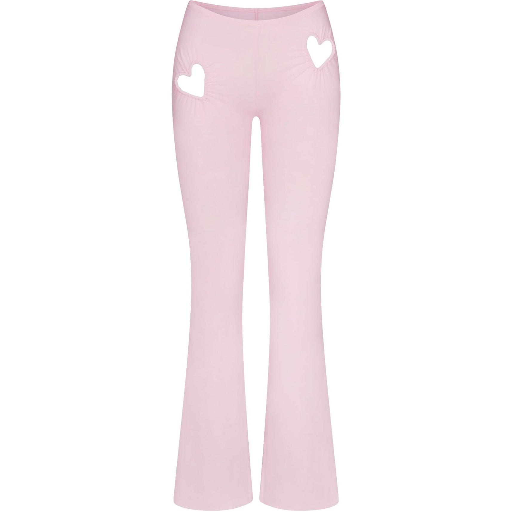 SKIMS Cotton Jersey Heart Flare Legging