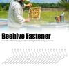 20Pcs Silver Beehive Fastener Durable Bend Wire Holder Beehive Spring Clip  Apiary Supplies