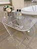 Acrylic Coffee Table Portable Folding Square Dining Table Nordic Luxury Aesthetic Multifunction Room Living Bedroom Furniture