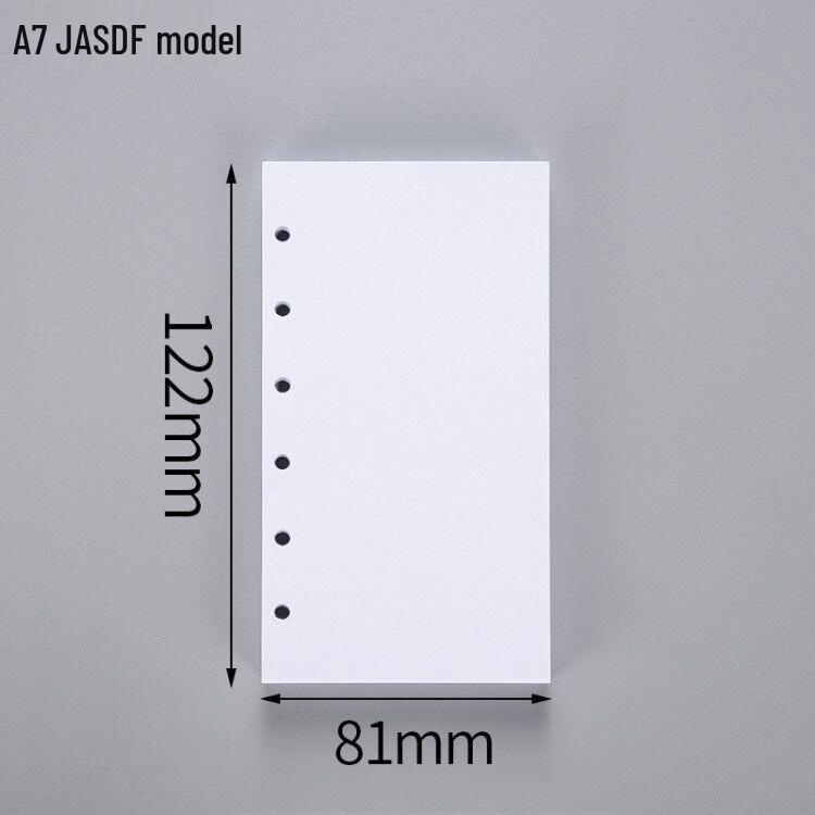 A5 Loose-Leaf Detachable Error Notebook with 6-Hole A4 Paper, Clip-On Shell, and A6 Inner Page Buckle Ring.